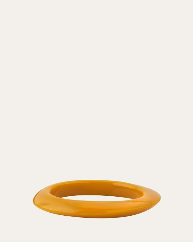 Mustard Resin Bangle Bracelet